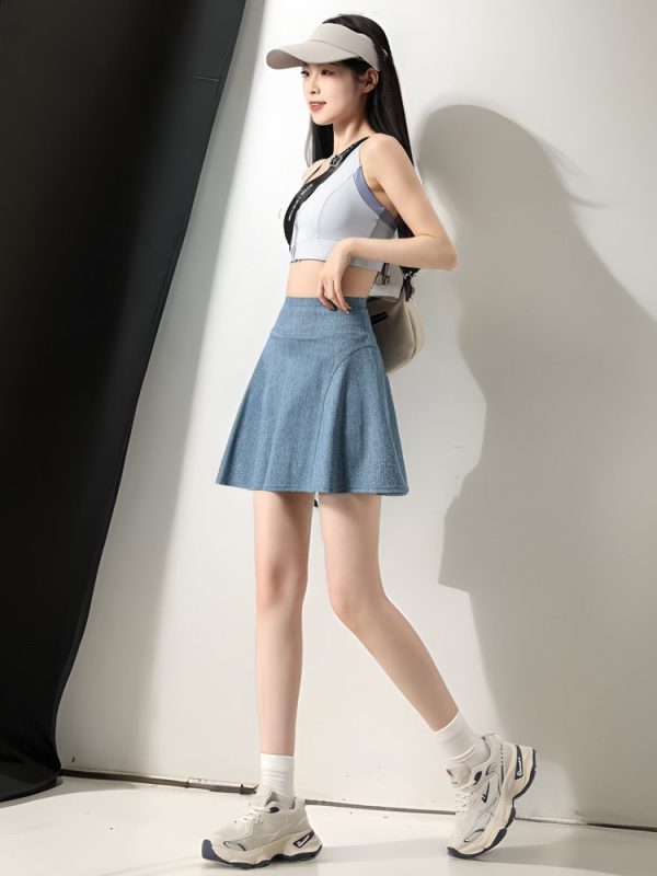 Clea — Rok Tenis Motif Denim — foto 3