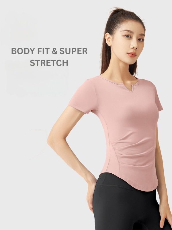 Jane — Kaos Olahraga V-Neck Heart — foto 1