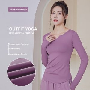 Pony — Kaos Yoga V-Neck — foto 1