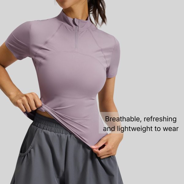 Rose — Kaos Olahraga Half-Zip — foto 3